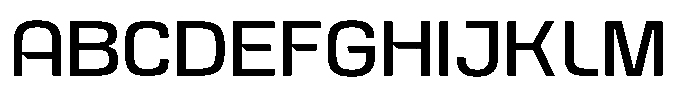 Kycron Semi Bold Font UPPERCASE