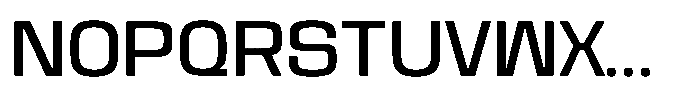 Kycron Semi Bold Font UPPERCASE