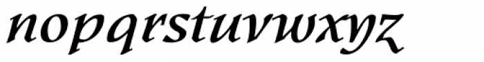 Kyiv Bold Italic Font LOWERCASE