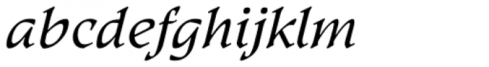 Kyiv Regular Italic Font LOWERCASE