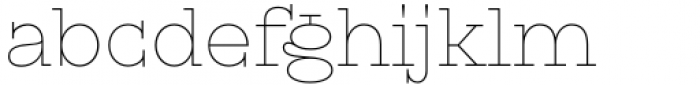 KyivType Serif Thin Font LOWERCASE