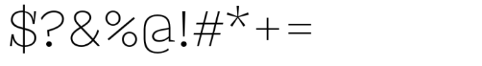 Kyle Extra Light Font OTHER CHARS