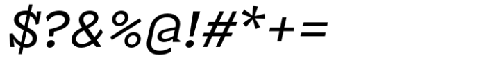 Kyle Medium Italic Font OTHER CHARS