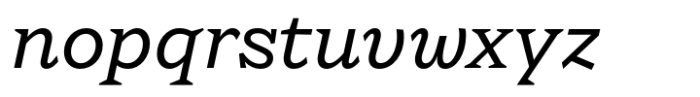 Kyle Medium Italic Font LOWERCASE