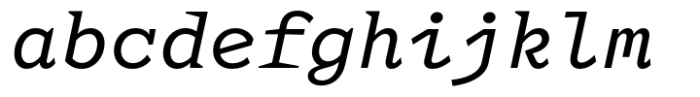 Kyle Mono Medium Italic FONT