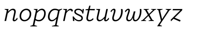 Kyle Regular Italic Font LOWERCASE