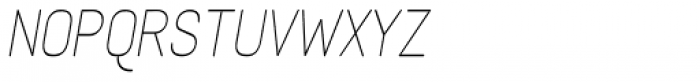 Kylemott Condense Oblique Font UPPERCASE