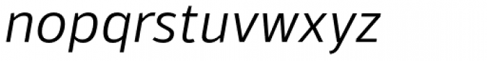 Kylo Sans Light Italic Font LOWERCASE