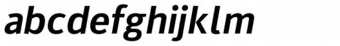 Kylo Sans Medium Italic Font LOWERCASE