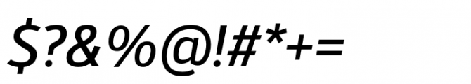 Kylo Sans Regular Italic Font OTHER CHARS