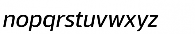 Kylo Sans Regular Italic Font LOWERCASE