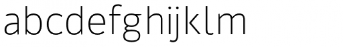 Kylo Sans Thin Font LOWERCASE