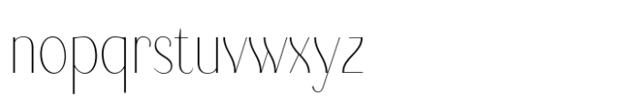 Kymer Awon Extra Light Font LOWERCASE