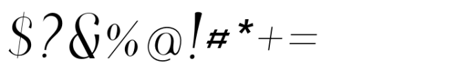 Kymer Awon Semi Bold Italic Font OTHER CHARS