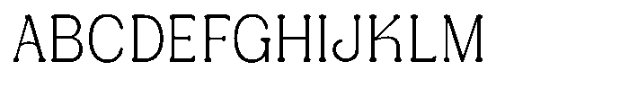 Kynelo Extra Light Font UPPERCASE