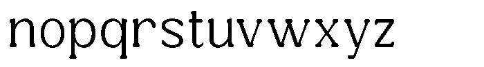 Kynelo Light Font LOWERCASE
