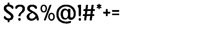 Kynelo Medium Font OTHER CHARS