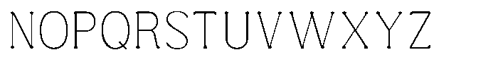 Kynelo Thin Font UPPERCASE