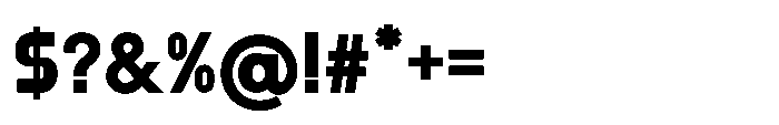 Kynetik Regular Font OTHER CHARS