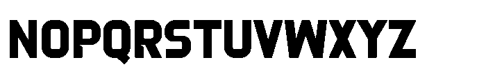 Kynetik Regular Font LOWERCASE