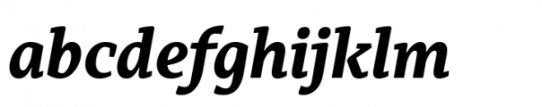 Kyotce Bold Italic Font LOWERCASE