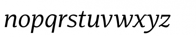Kyotce Regular Italic Font LOWERCASE