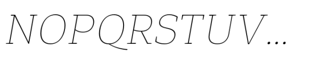 Kyotce Thin Italic Font UPPERCASE