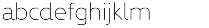 Kyrial Pro Display UltraLight Font LOWERCASE