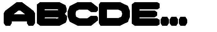 Kyzorin Black Font UPPERCASE