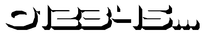 Kyzorin Bold Extrude Font OTHER CHARS