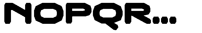 Kyzorin Bold Font UPPERCASE