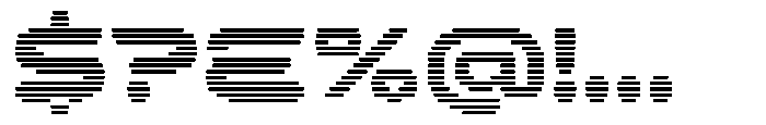 Kyzorin Hatch Font OTHER CHARS