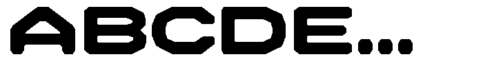Kyzorin Regular Font UPPERCASE