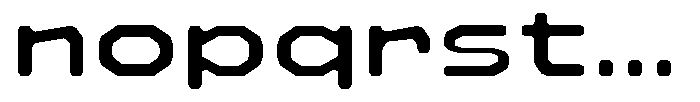 Kyzorin Thin Font LOWERCASE