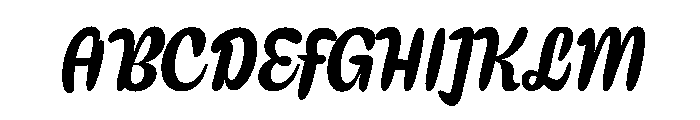 KyeScript Regular Font UPPERCASE