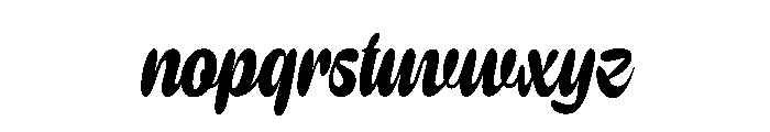 KyeScript Regular Font LOWERCASE