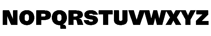 KynetonArtGrotesqueBeta141 Black Instance Font UPPERCASE