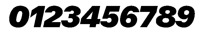 KynetonArtGrotesqueBeta141 BlackItalic Instance Font OTHER CHARS