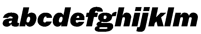 KynetonArtGrotesqueBeta141 BlackItalic Instance FONT