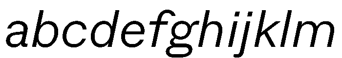 KynetonArtGrotesqueBeta141 LightItalic Instance FONT