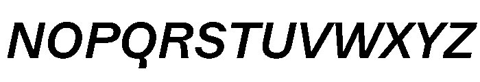 KynetonArtGrotesqueBeta141 RegularItalic Instance Font UPPERCASE