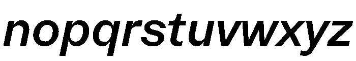KynetonArtGrotesqueBeta141 RegularItalic Instance Font LOWERCASE