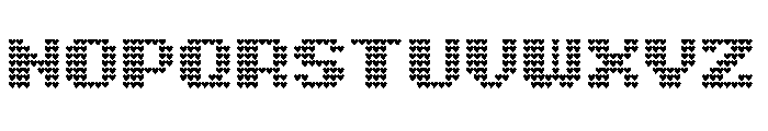 Kyoshi Heart Font UPPERCASE