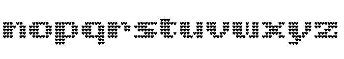 Kyoshi Heart Font LOWERCASE