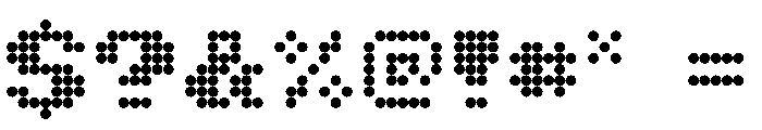 KyoshiColor Dot Font OTHER CHARS