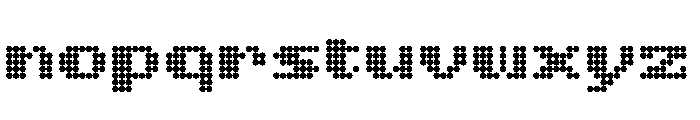 KyoshiColor Dot Font LOWERCASE