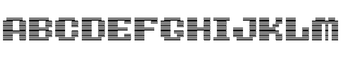 KyoshiColor ThreeLine Font UPPERCASE