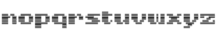 KyoshiColor ThreeLine Font LOWERCASE