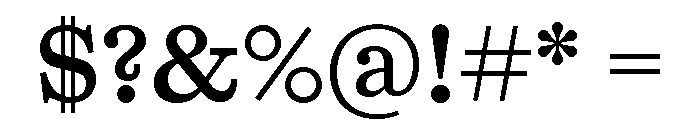 Kyoto Bold 2 Font OTHER CHARS