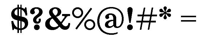 Kyoto Extrabold 2 Font OTHER CHARS